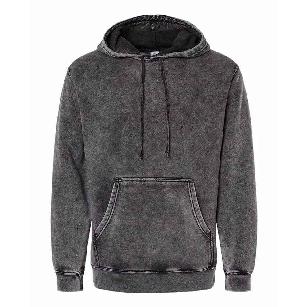 Fearless Graphite Acid Wash Hoodie