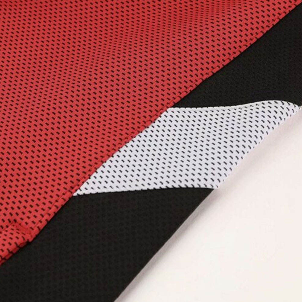 Dynamic Red & Black Contrast Tracksuit
