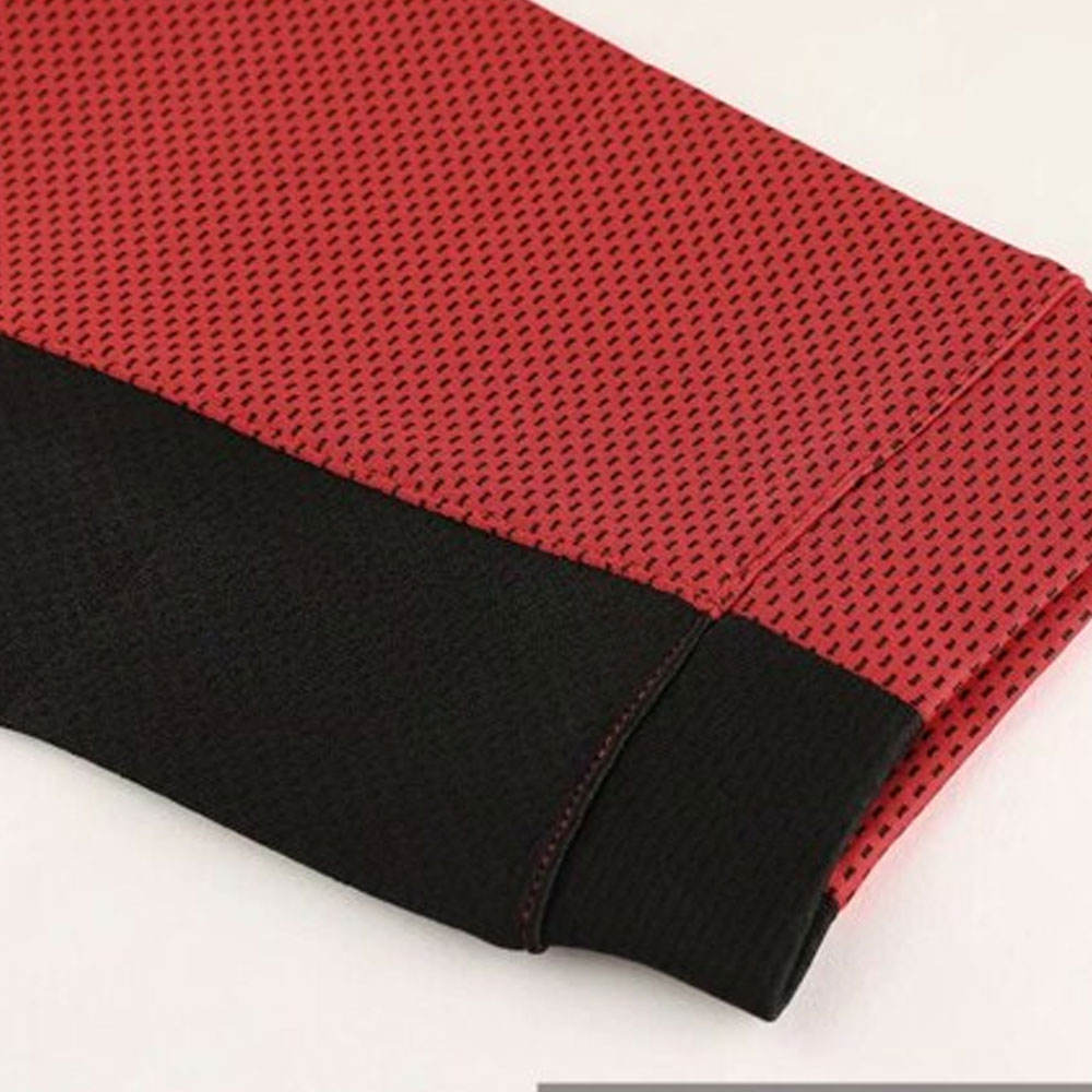 Dynamic Red & Black Contrast Tracksuit - Image 5