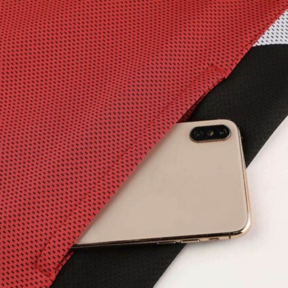 Dynamic Red & Black Contrast Tracksuit - Image 6