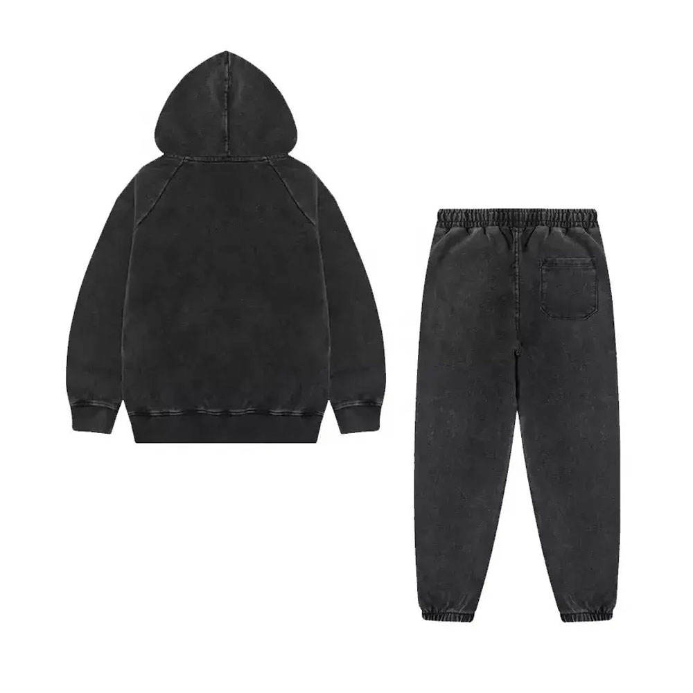 Effortless Confidence-Luxe Black Essential Tracksuit - Image 2