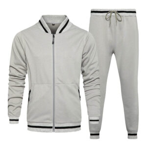 Light Grey Tracksuit Confident & Stylish Comfort