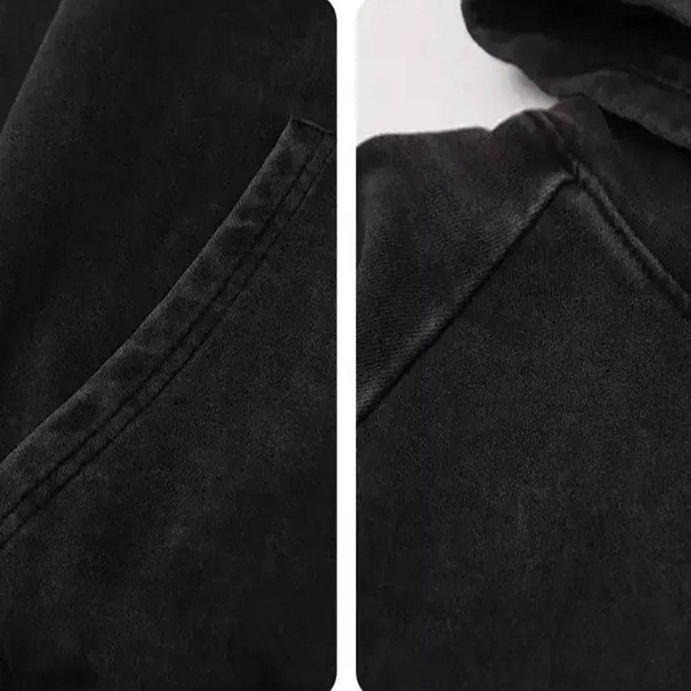 Effortless Confidence-Luxe Black Essential Tracksuit