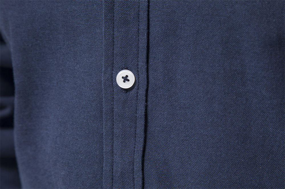 Triumph Navy Blue Button-Down Shirt – Strength Meets Sophistication - Image 2