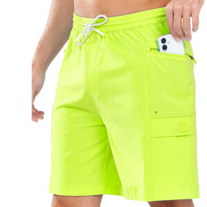 Explosive Neon Green Shorts for Men