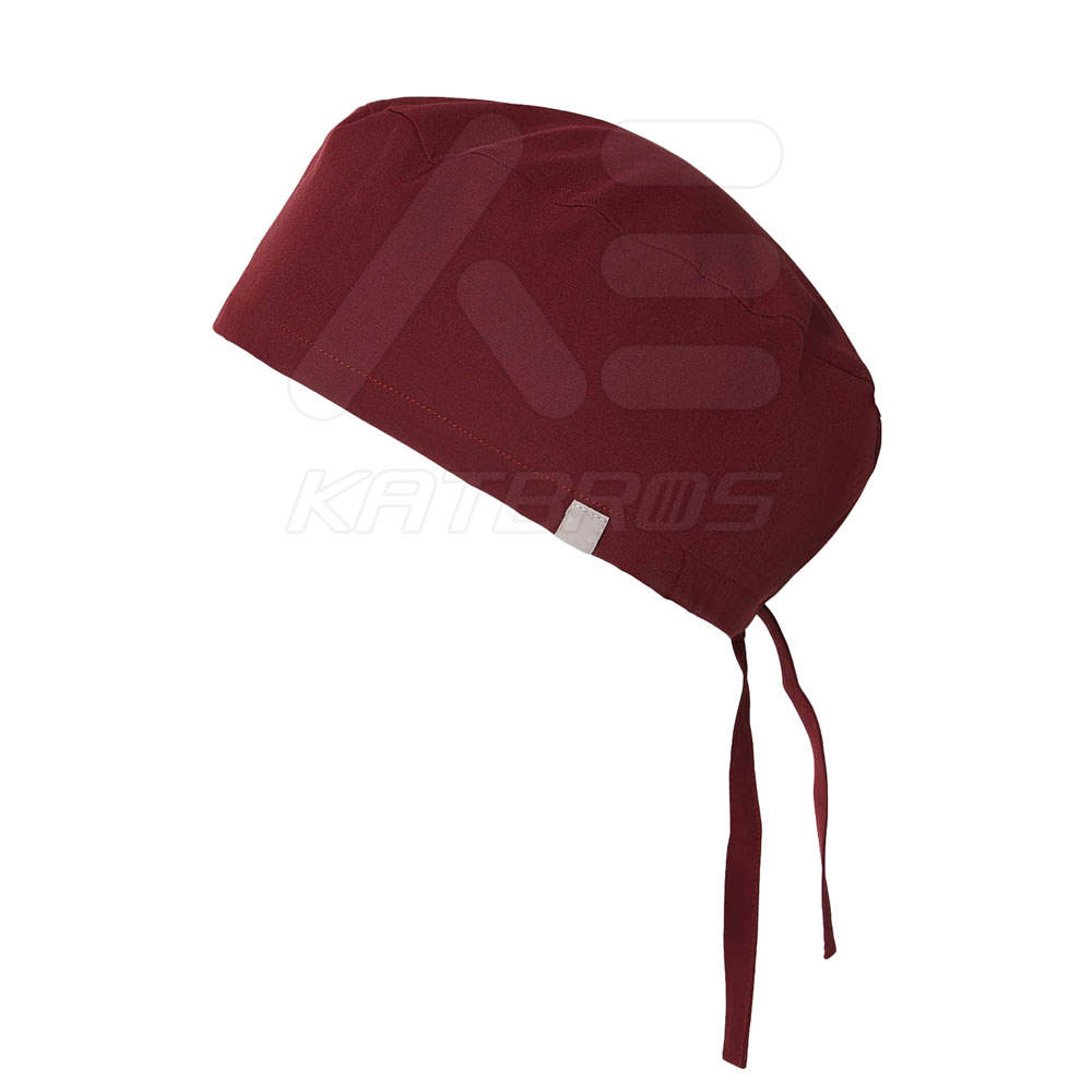Dynamic Maroon Nurse Cap Elite Comfort Fit