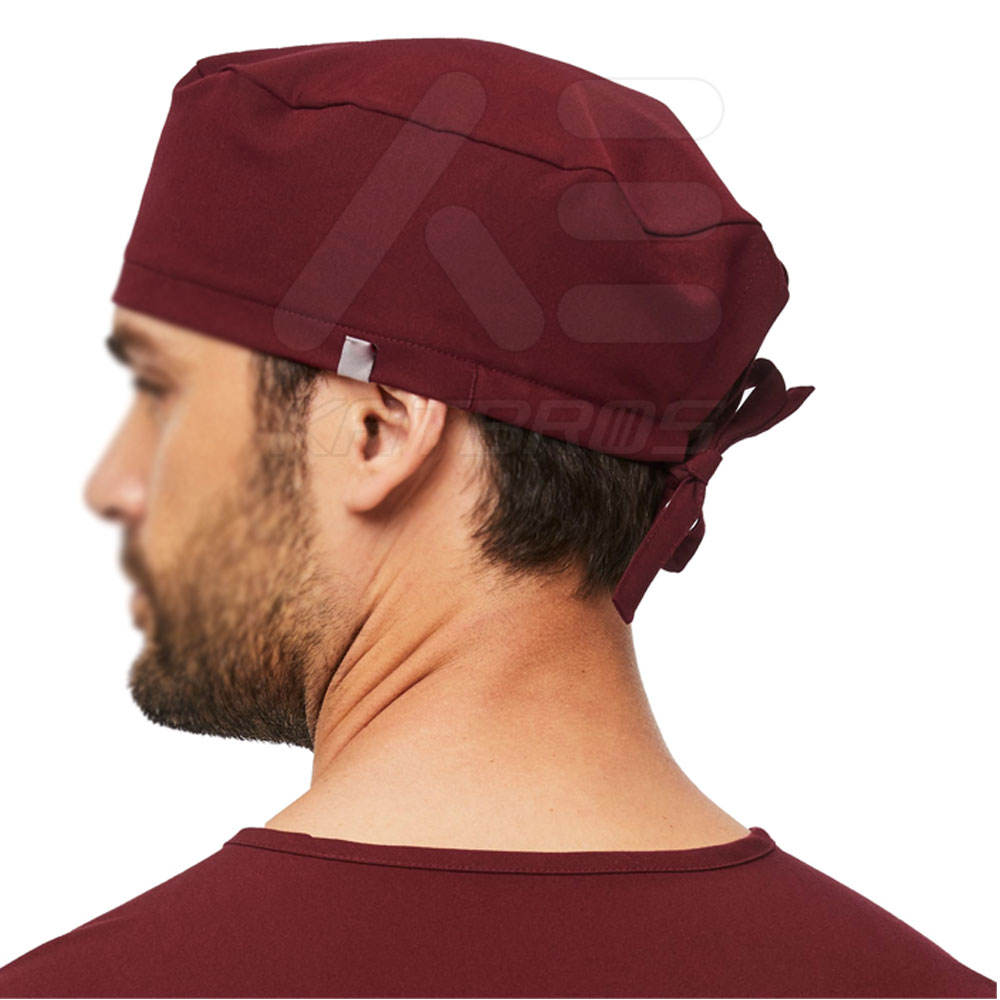 Dynamic Maroon Nurse Cap Elite Comfort Fit