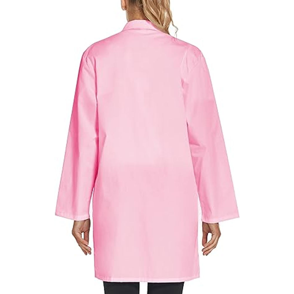 Pink Lab Coat Brighten Your Professional Look - Image 2