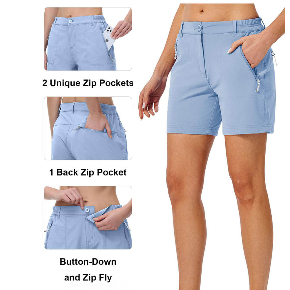 Invigorating Baby Blue Shorts Feel Cool - Image 4