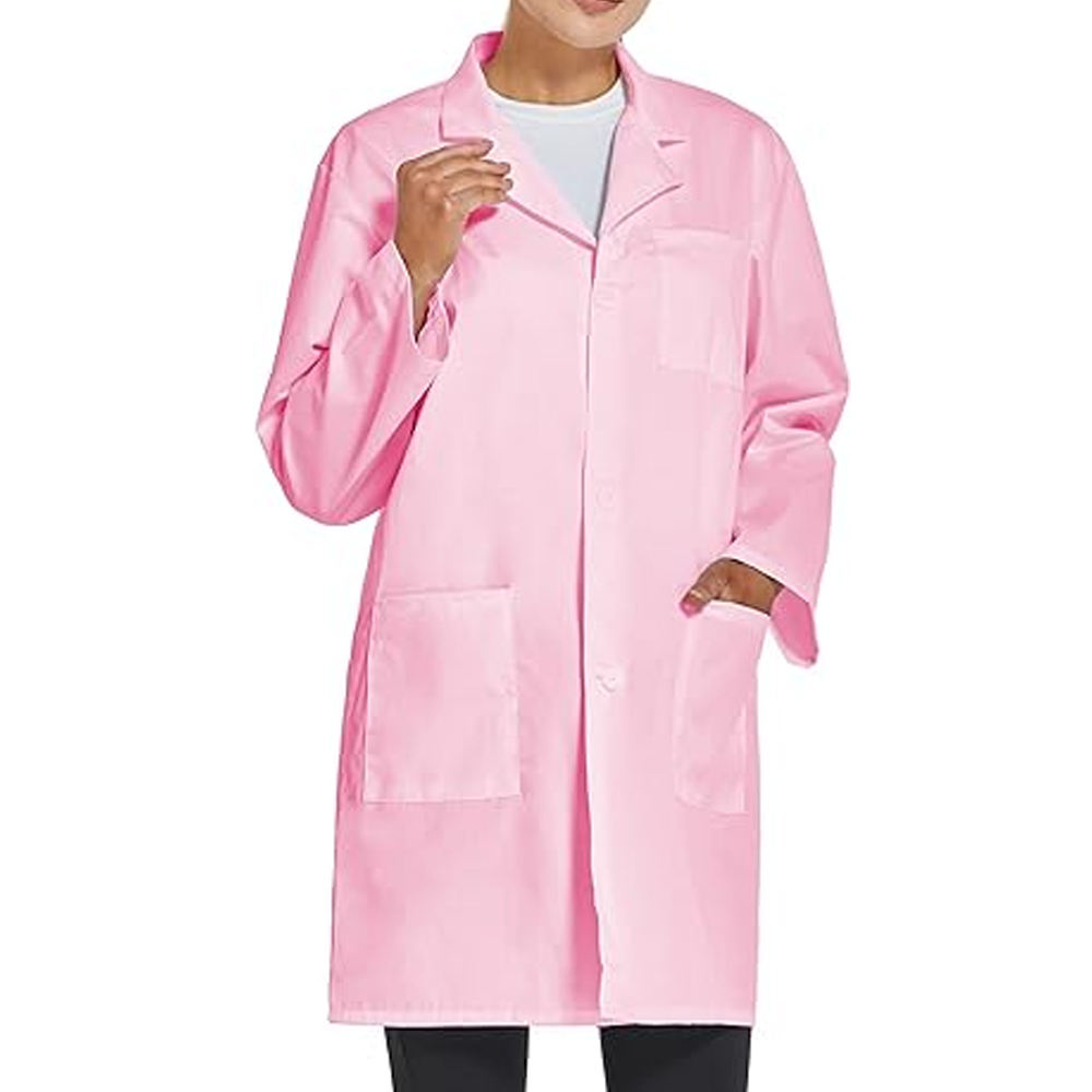 Pink Lab Coat Brighten Your Professional Look