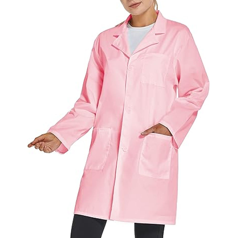Pink Lab Coat Brighten Your Professional Look - Image 4