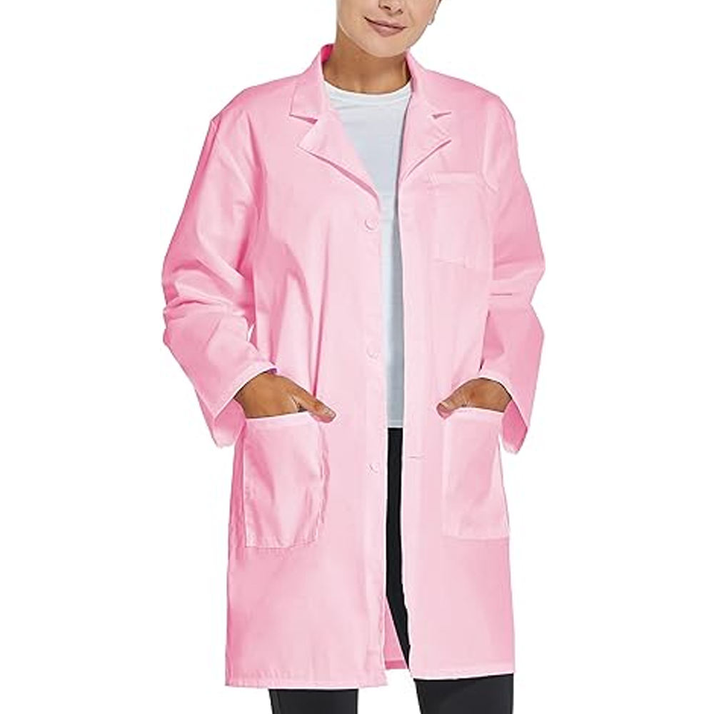 Pink Lab Coat Brighten Your Professional Look - Image 5