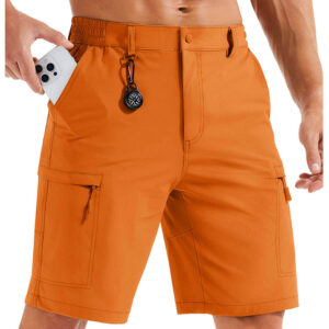 Vibrant Orange Adventure Shorts Ultimate Comfort