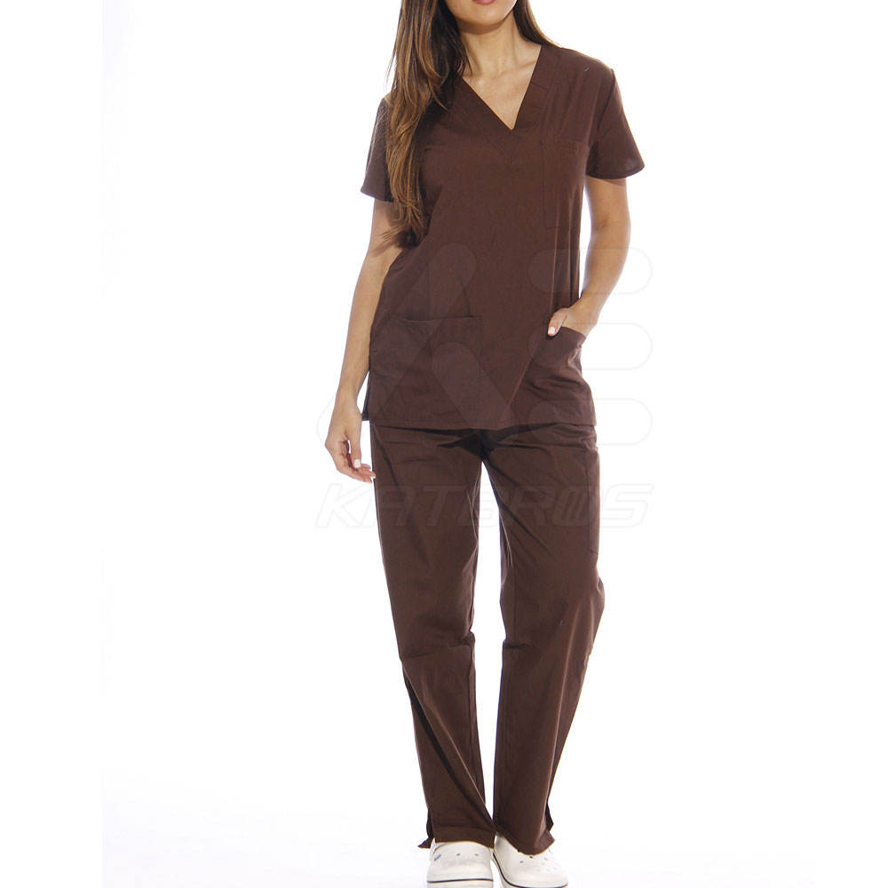 Brown Scrub Suit Powerful Professional Style