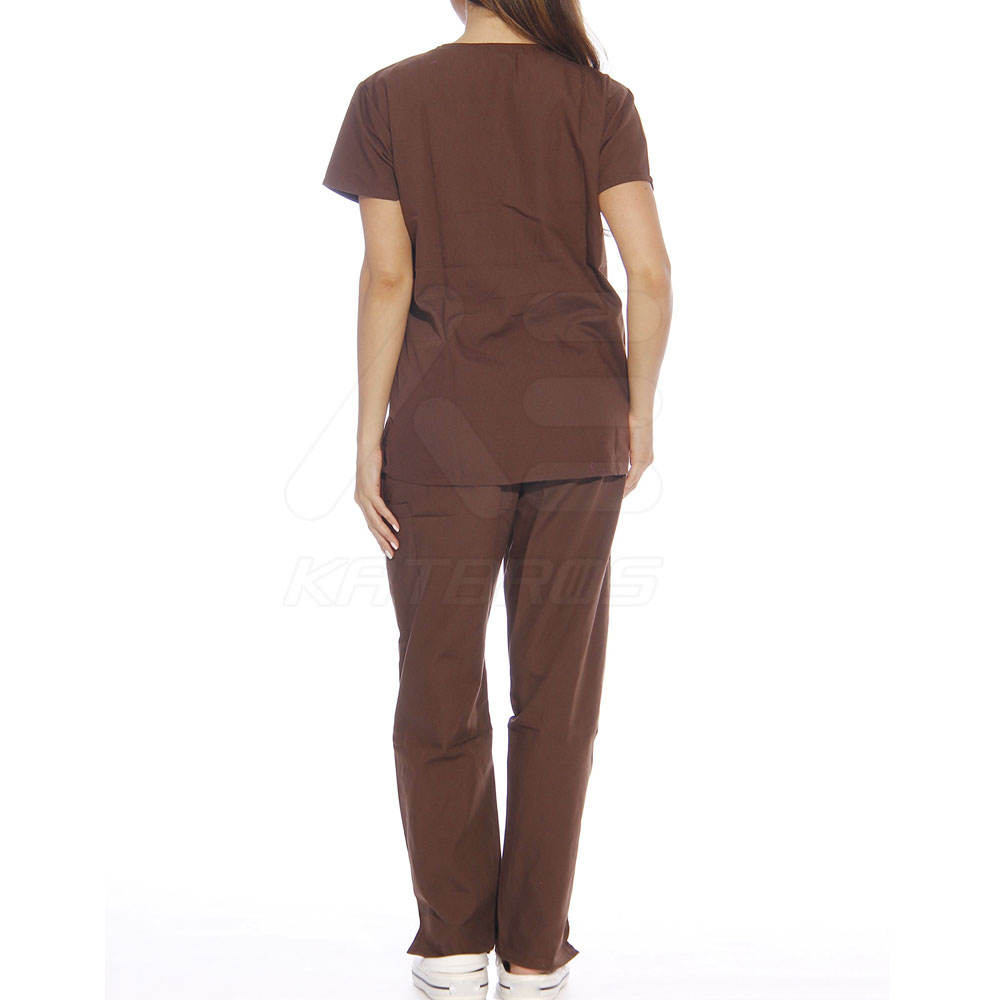 Brown Scrub Suit Powerful Professional Style - Image 2