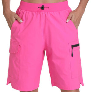 Eye Catching Neon Pink Shorts for Men Turn Heads Instantly