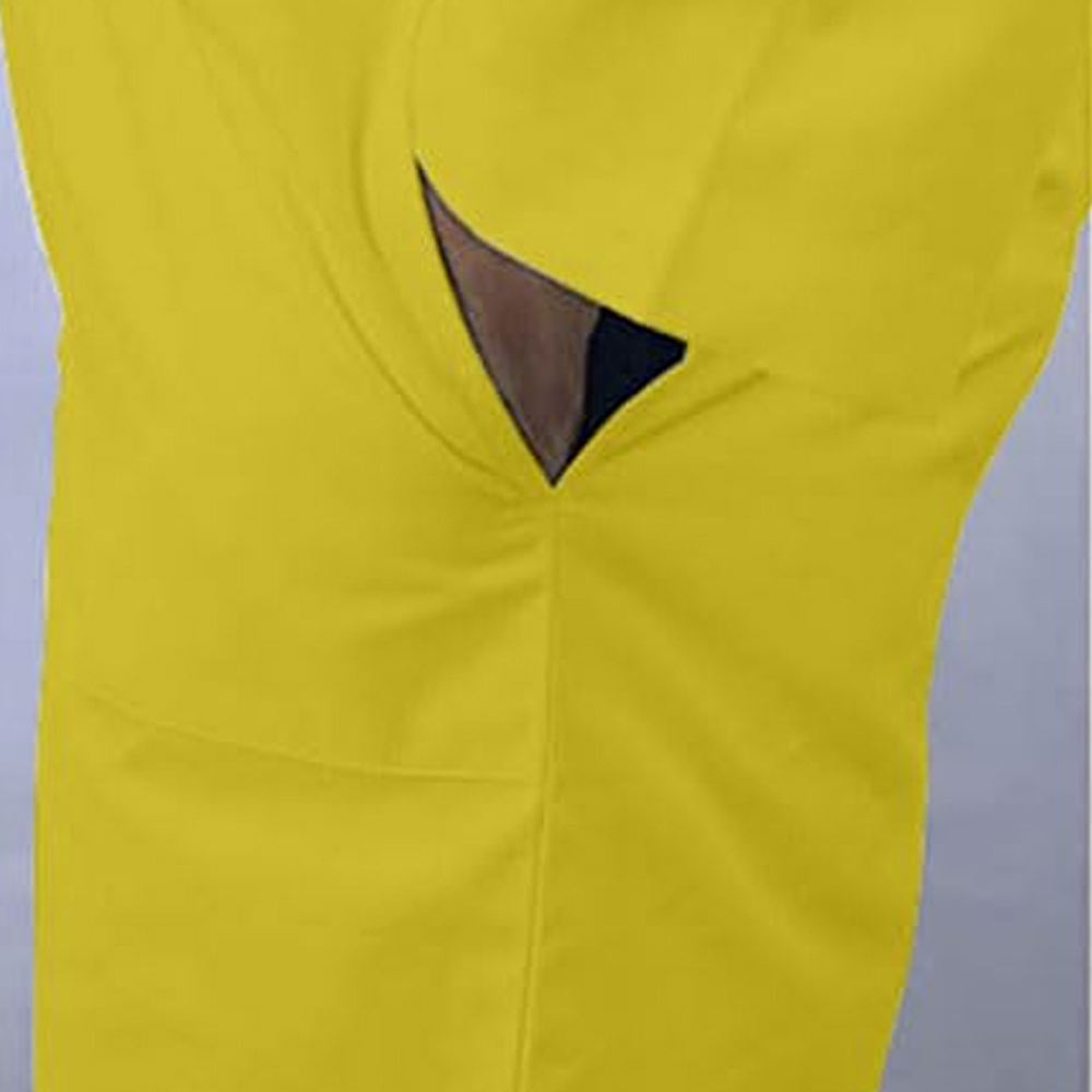 Bold Yellow Men Lab Coat Stand Out with Confidence - Image 5