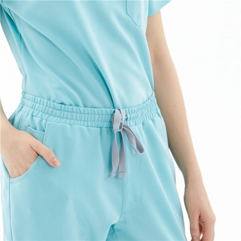 Elite Aqua Blue Scrub Set Radiate Confidence - Image 6