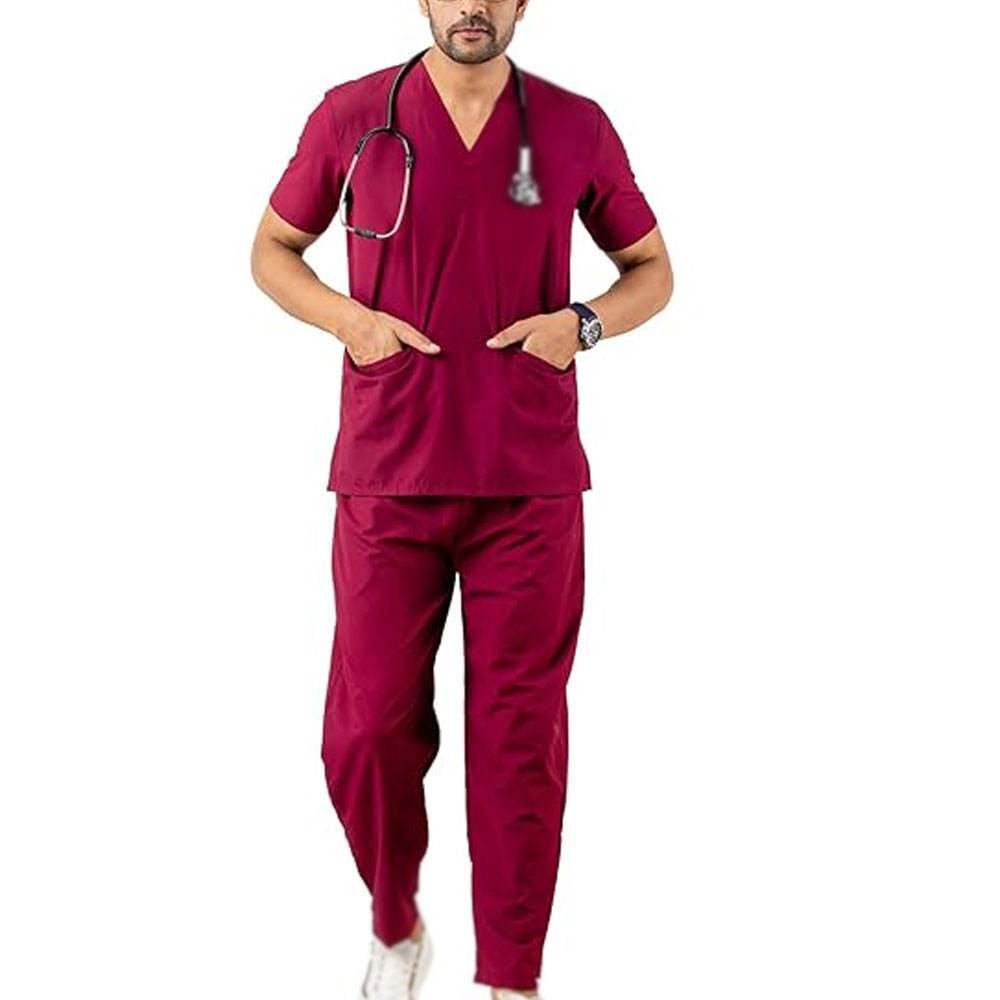 Elite Performance Maroon Scrubs