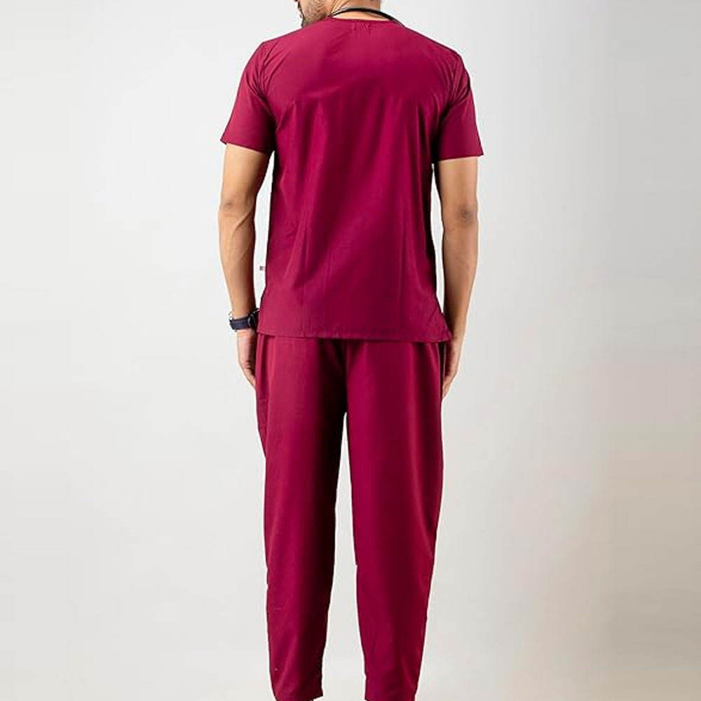 Elite Performance Maroon Scrubs - Image 2