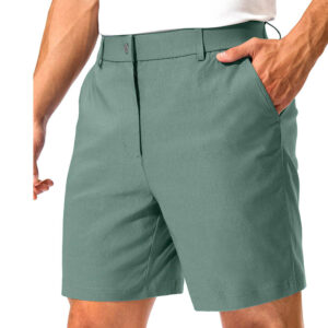 Sage Green Performance Shorts Dynamic Comfort Power