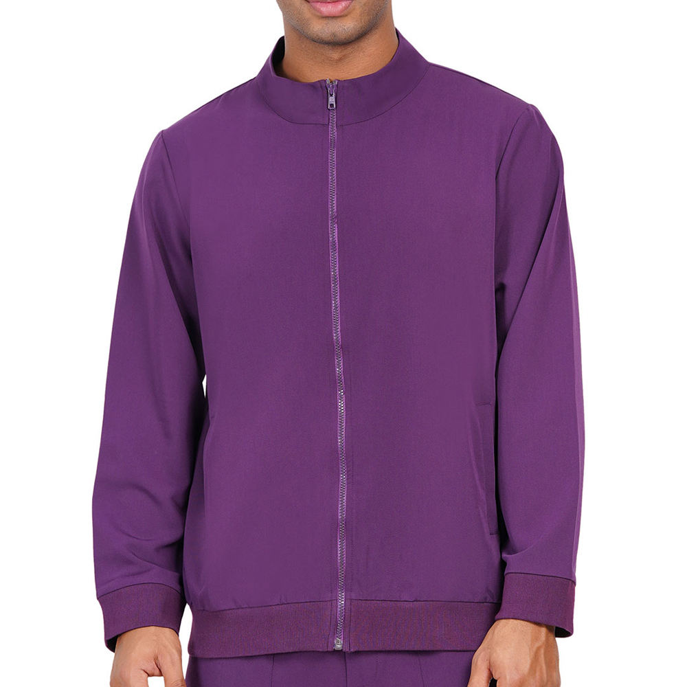 Bold Essence Purple Scrub Jacket