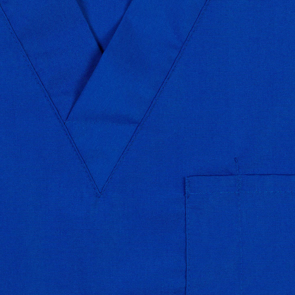 Royal Blue Elite Scrub Top - Image 5