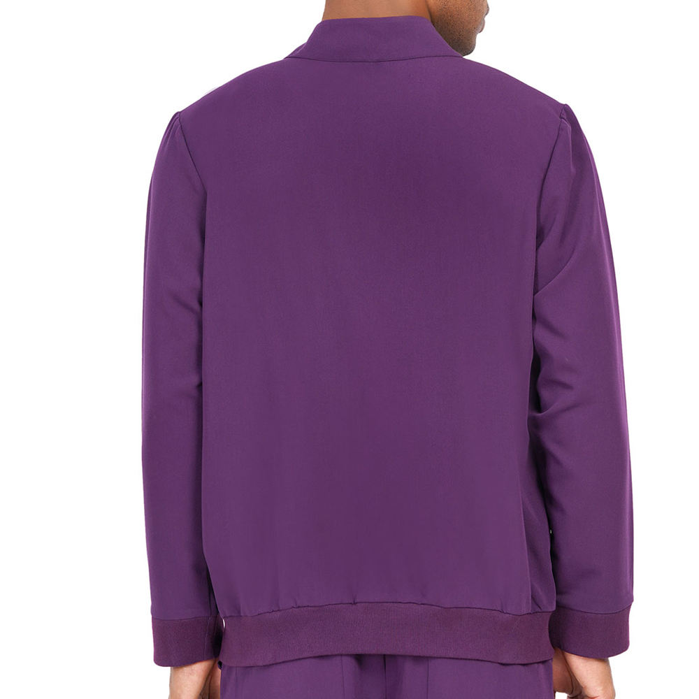 Bold Essence Purple Scrub Jacket - Image 5
