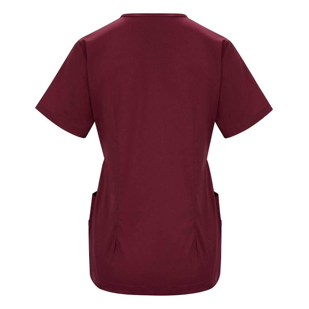 Cherry Red Reliable Scrub Top