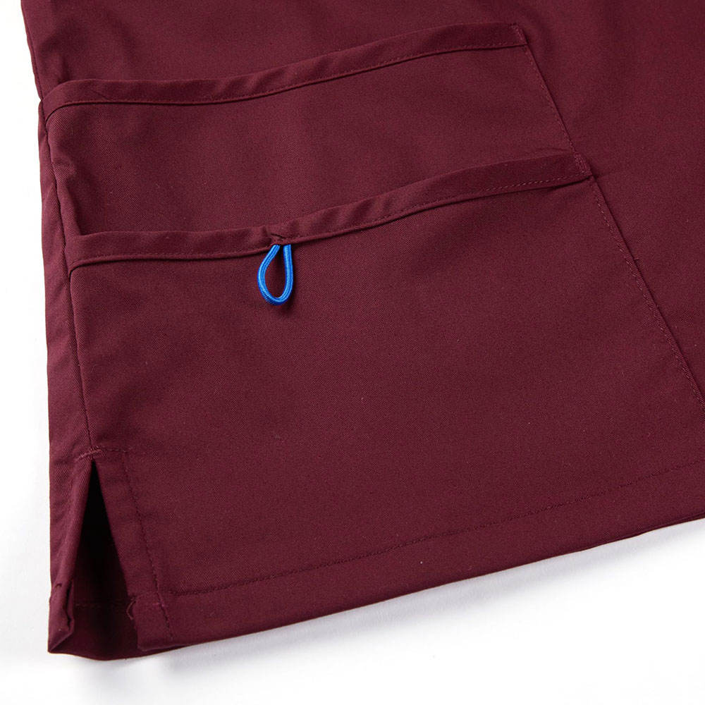 Cherry Red Reliable Scrub Top - Image 6