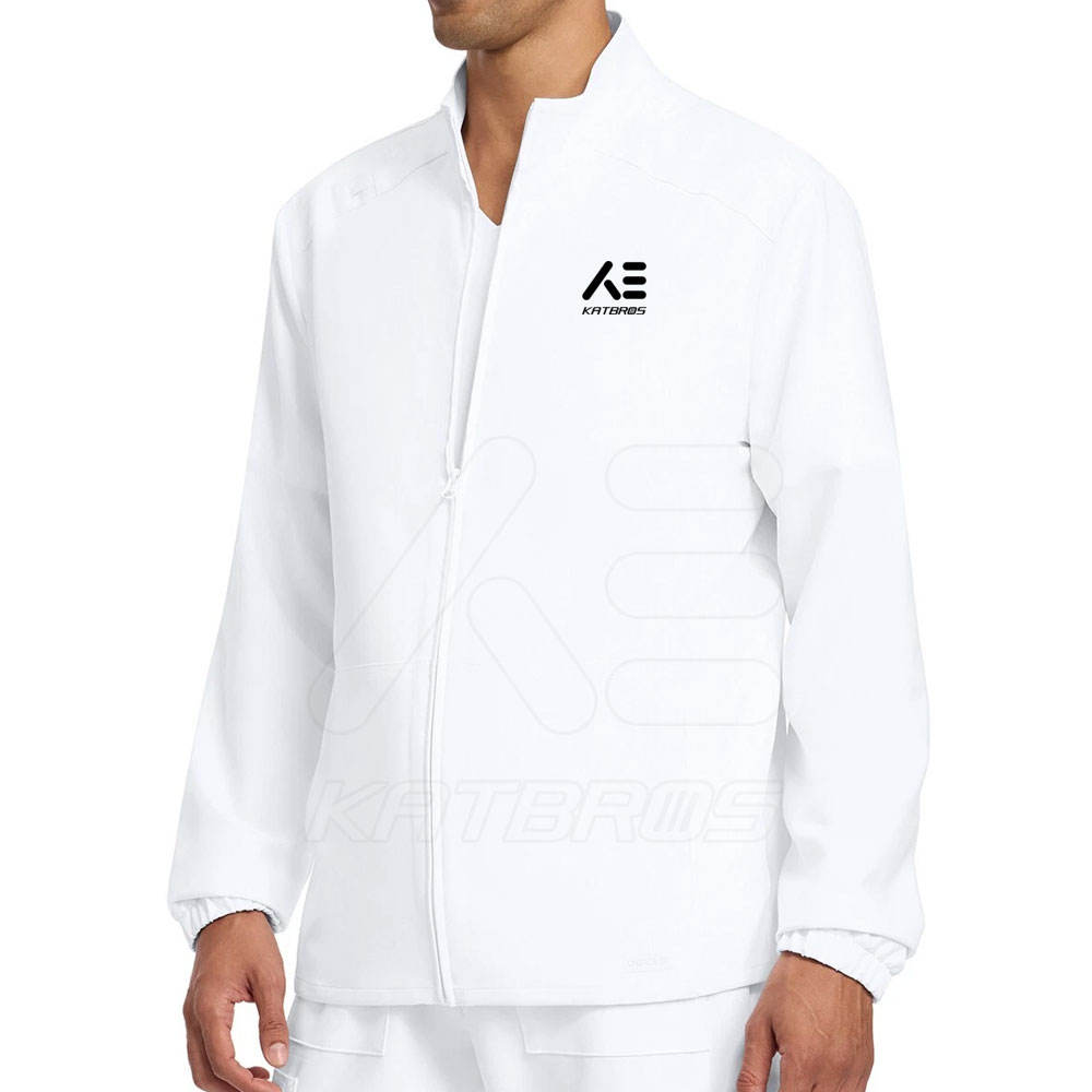 Brilliant Strength White Scrub Jacket - Image 2