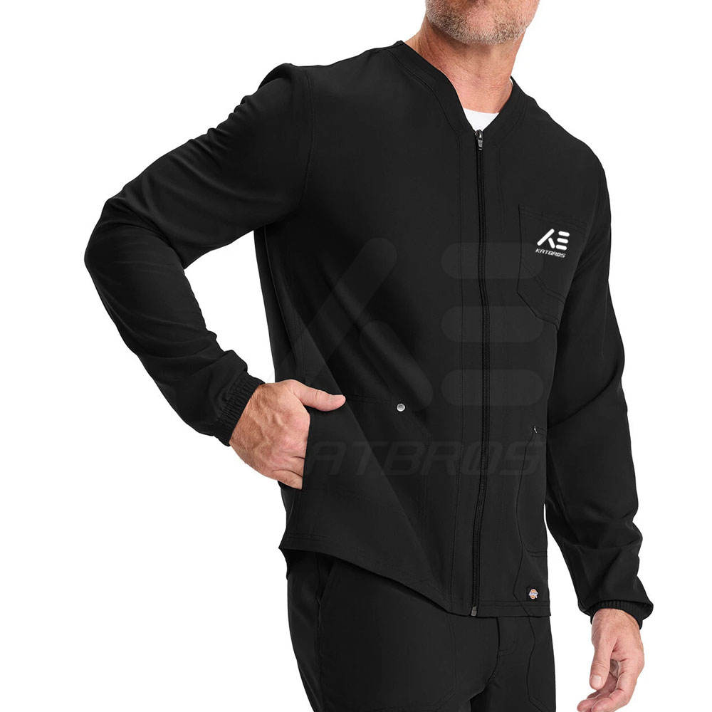 Bold Force Black Scrub Jacket - Image 4