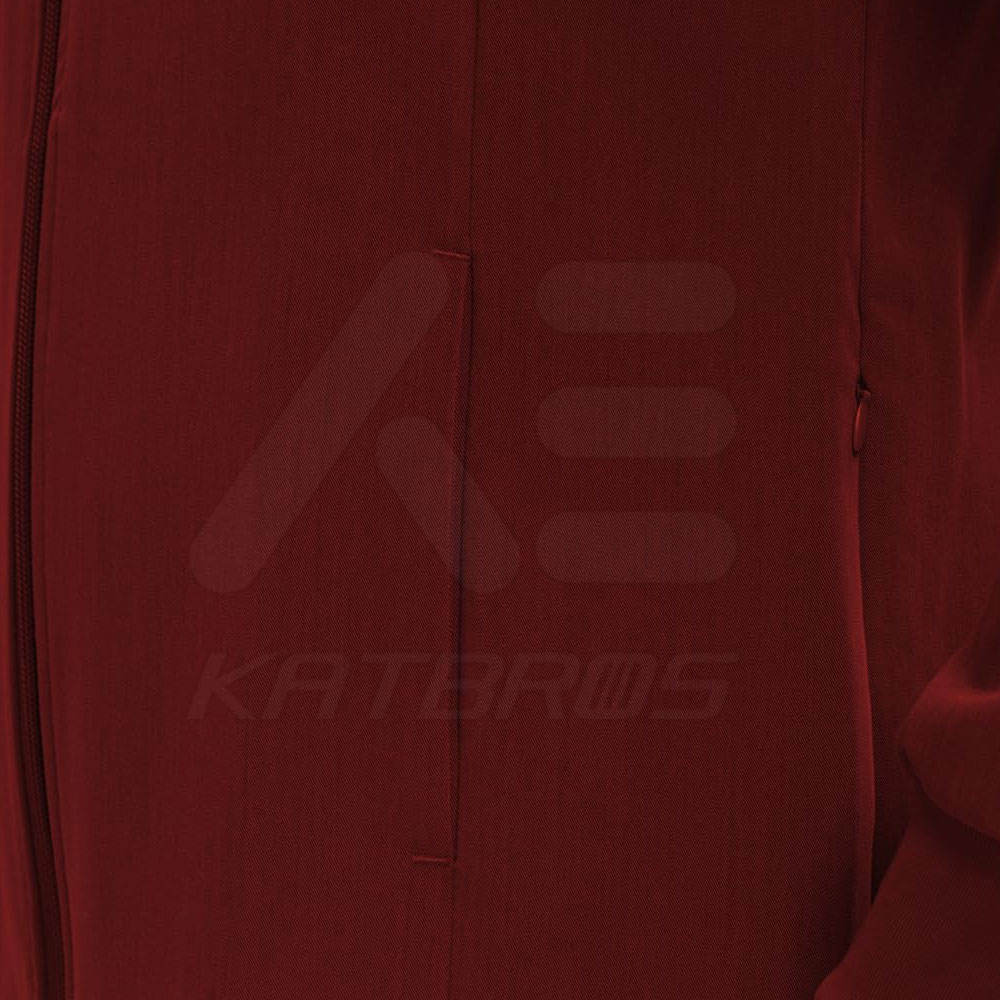 Ultimate Grace Burgundy Scrub Jacket - Image 5