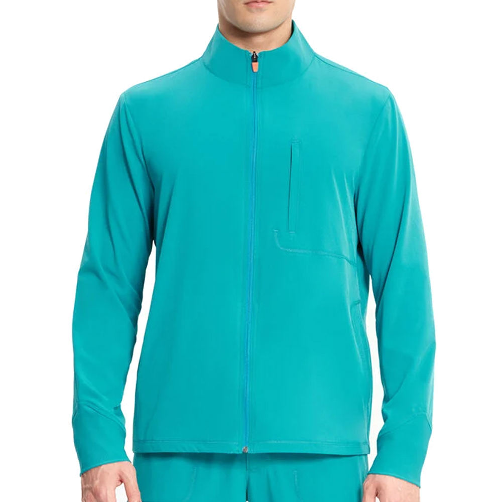 Bold Vitality Teal Scrub Jacket