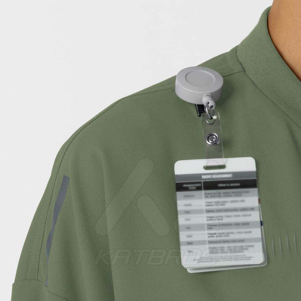 Ever Strong Olive Scrub Jacket - Image 5