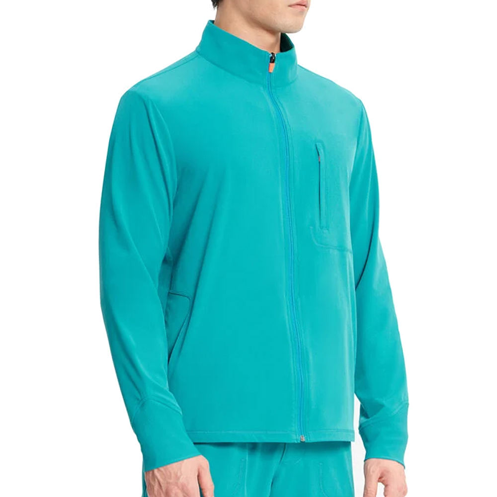 Bold Vitality Teal Scrub Jacket