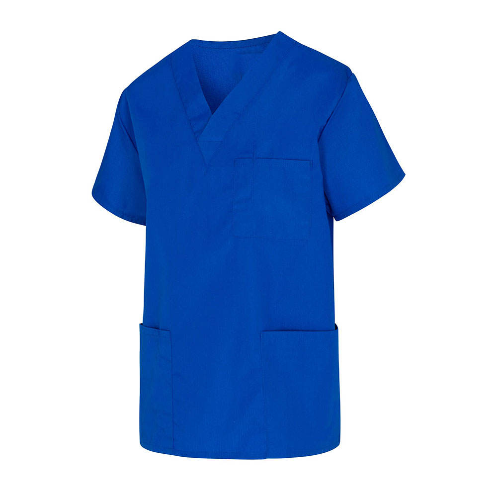 Royal Blue Elite Scrub Top - Image 2