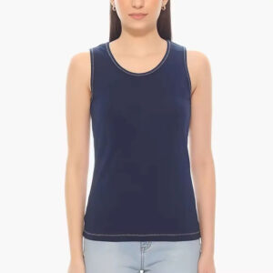 Navy Blue Power Move Tank Top