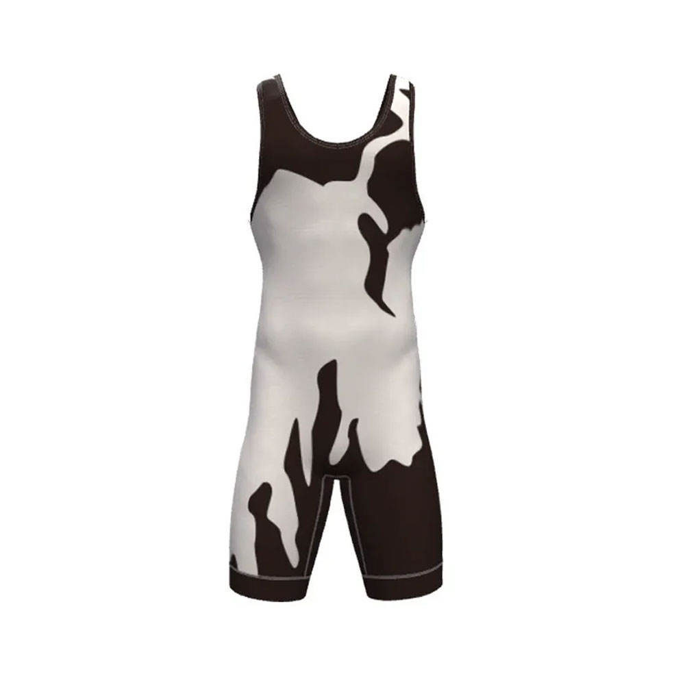 Fierce Cowhide Wrestling Singlet