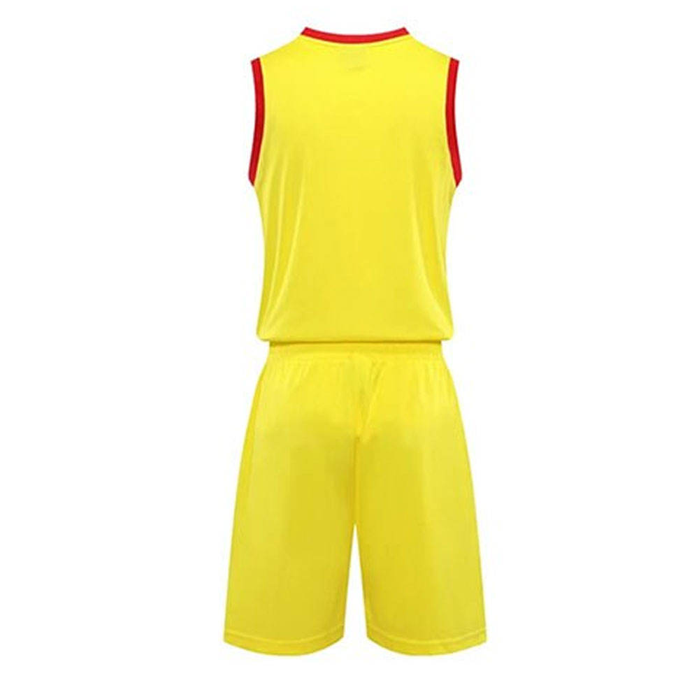 Savage Dominator Inferno Yellow Basketball Uniform - Image 2