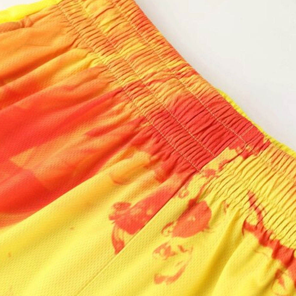 Savage Dominator Inferno Yellow Basketball Uniform - Image 5