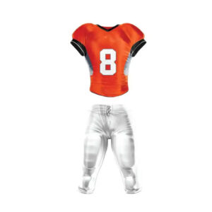 Confident Champion Orange Gridiron Uniform Set