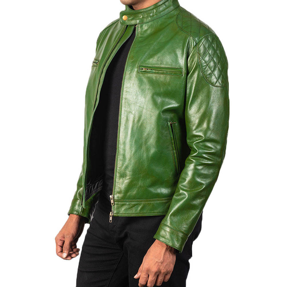 Savage Green Leather Jacket