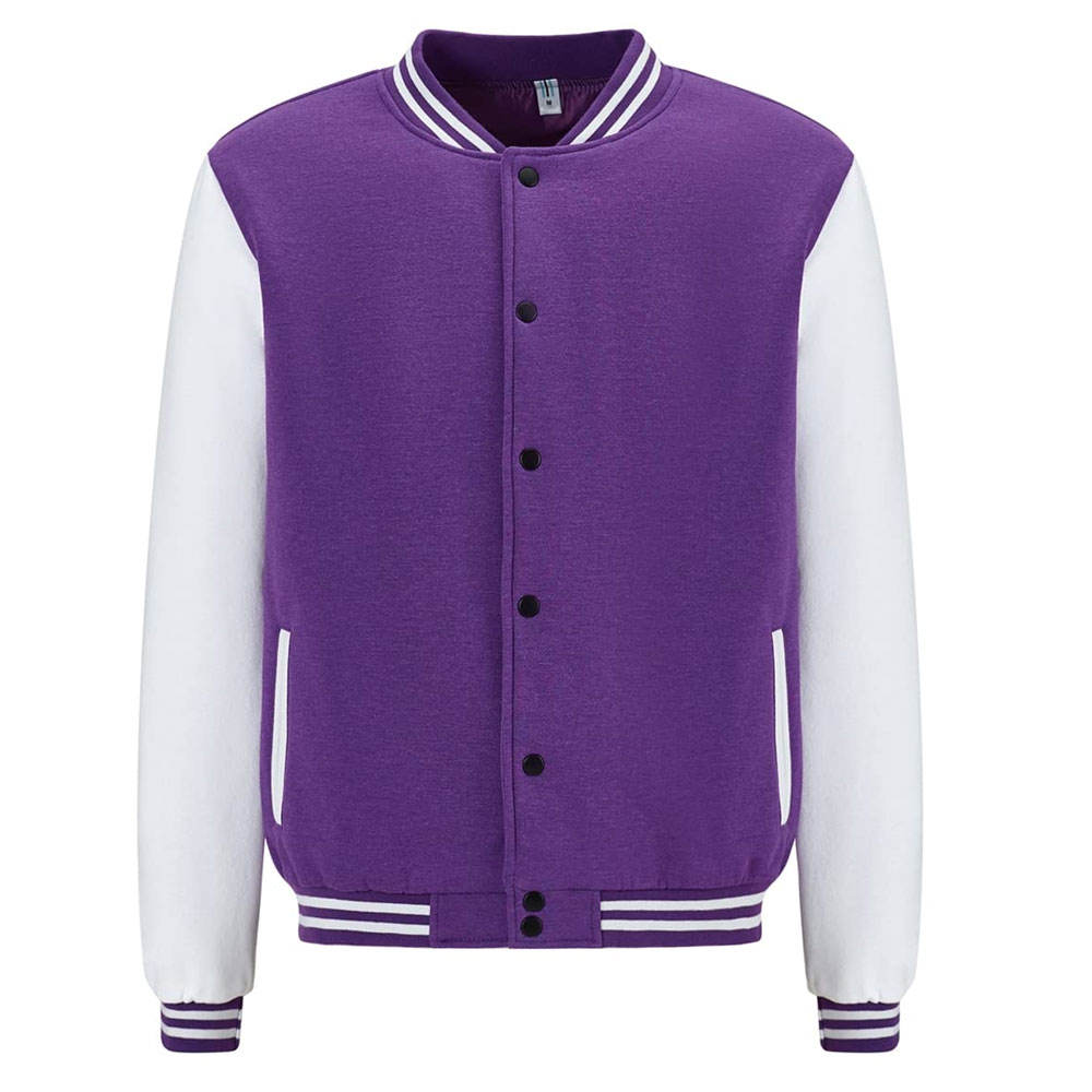 Vibrant Ultimate Purple Varsity Jacket