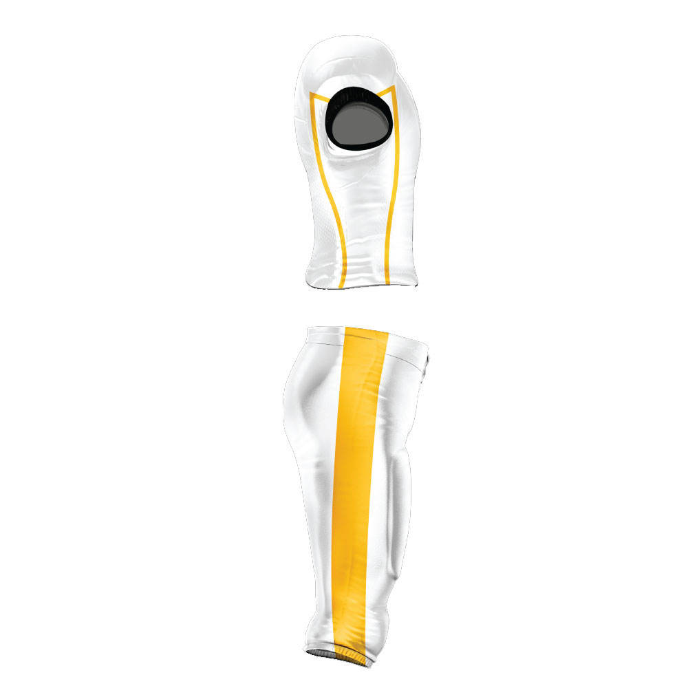 Victory Blaze White and Yellow Football Uniform Set