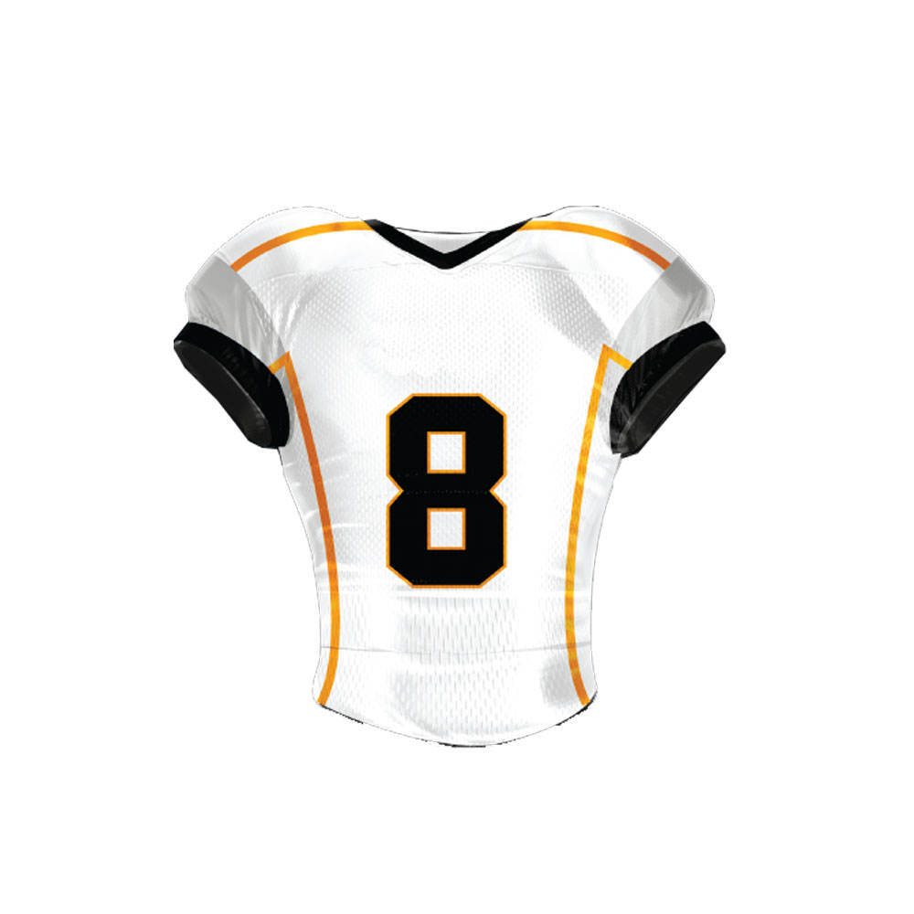 Victory Blaze White and Yellow Football Uniform Set - Image 4