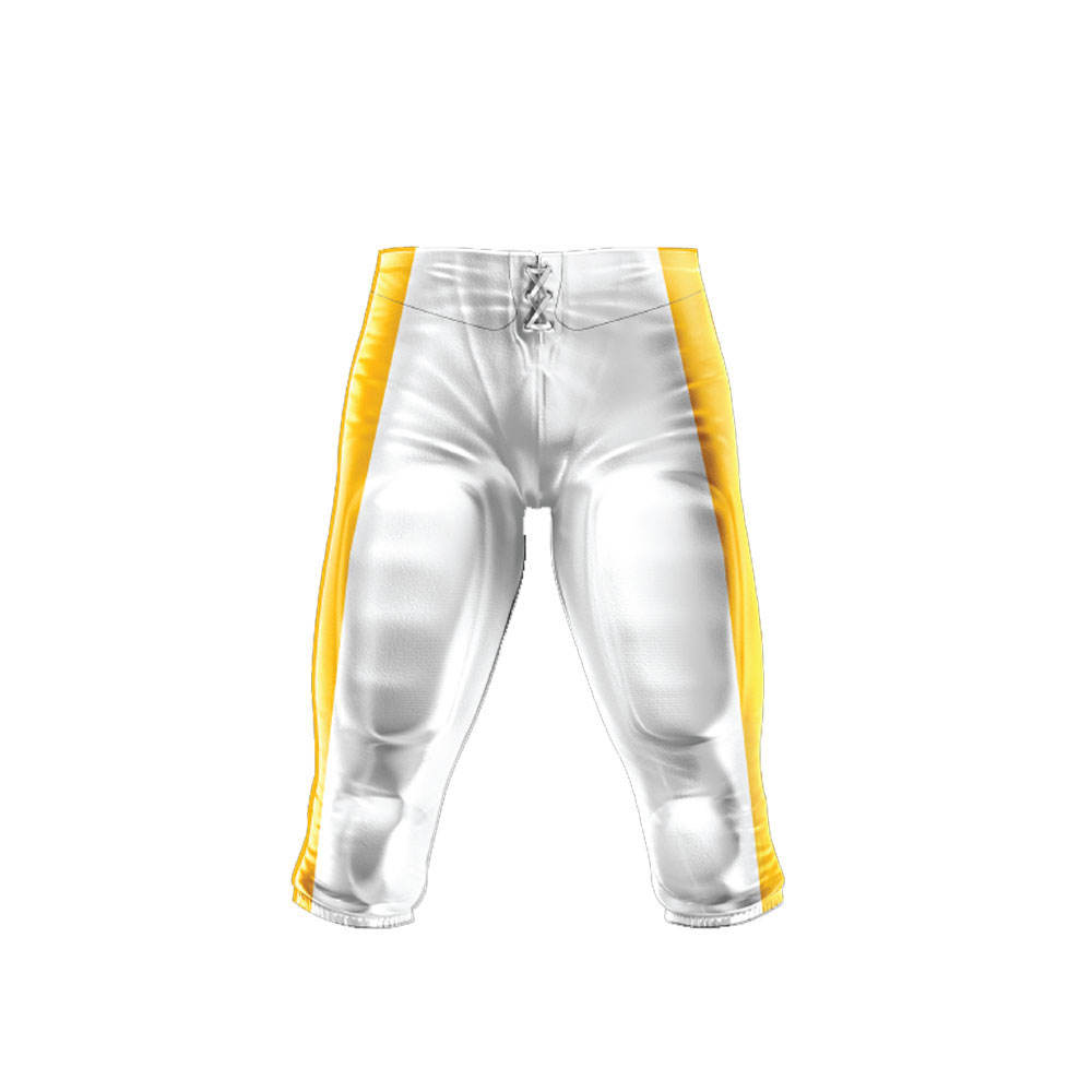 Victory Blaze White and Yellow Football Uniform Set - Image 5