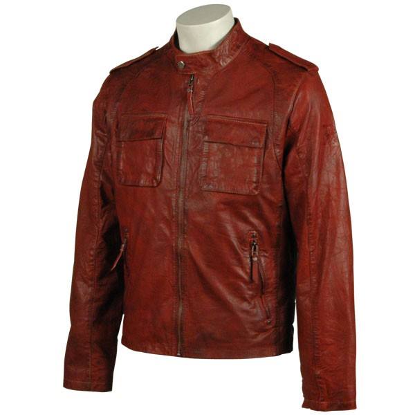 Legendary Maroon Leather Jacket - Image 2